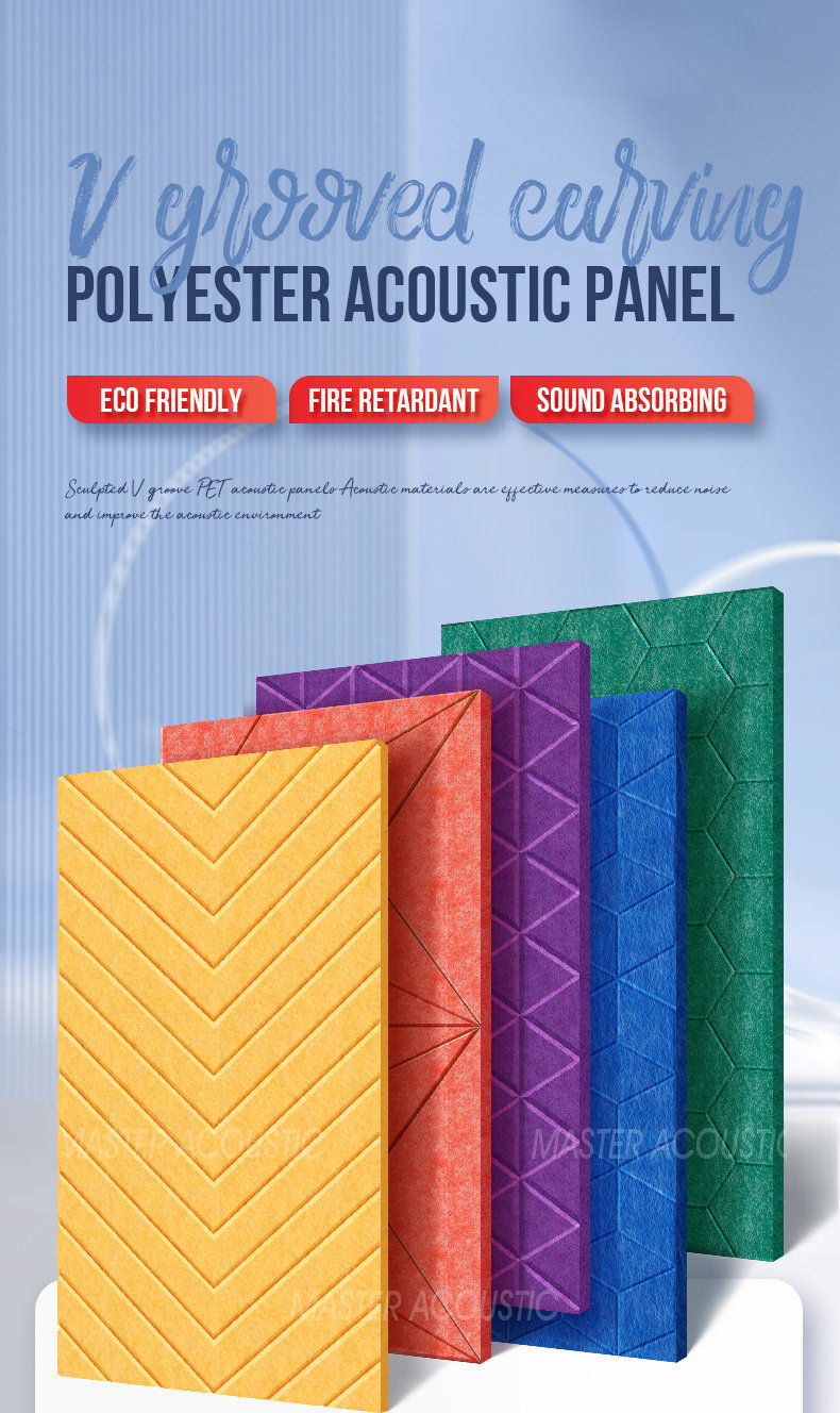 polyester acoustic panel